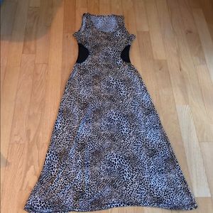 Cheetah print dress